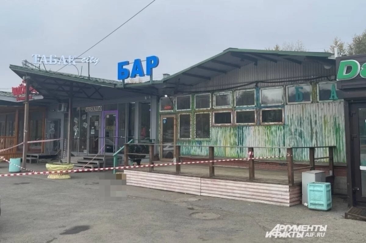    Место убийства бизнесмена Александра Лукова.