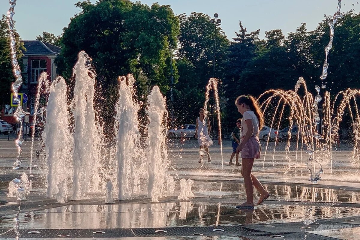    На Кубани продолжается жара, температура держится на отметке +41 градус