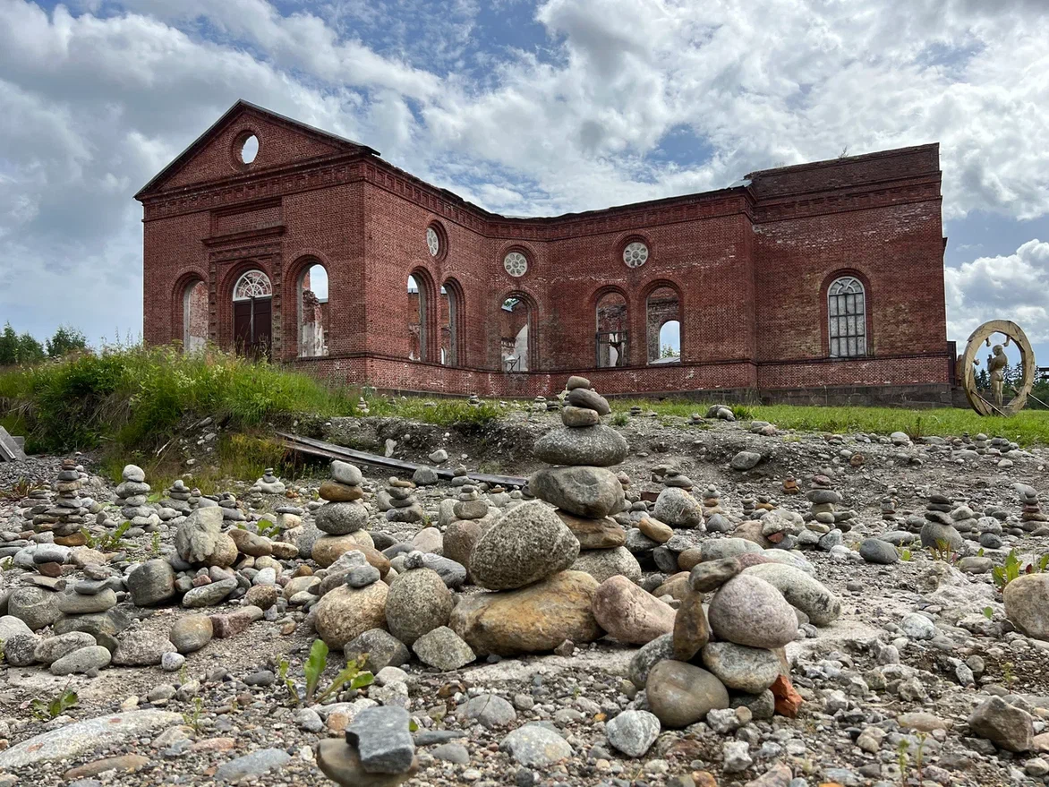 Лютеранская кирха Яккима в городе Ланденпохья. Фото автора