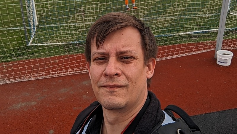    Селфи Дмитрия со спортивных съёмок Фото: Из личного архива Дмитрия Ахмадуллина