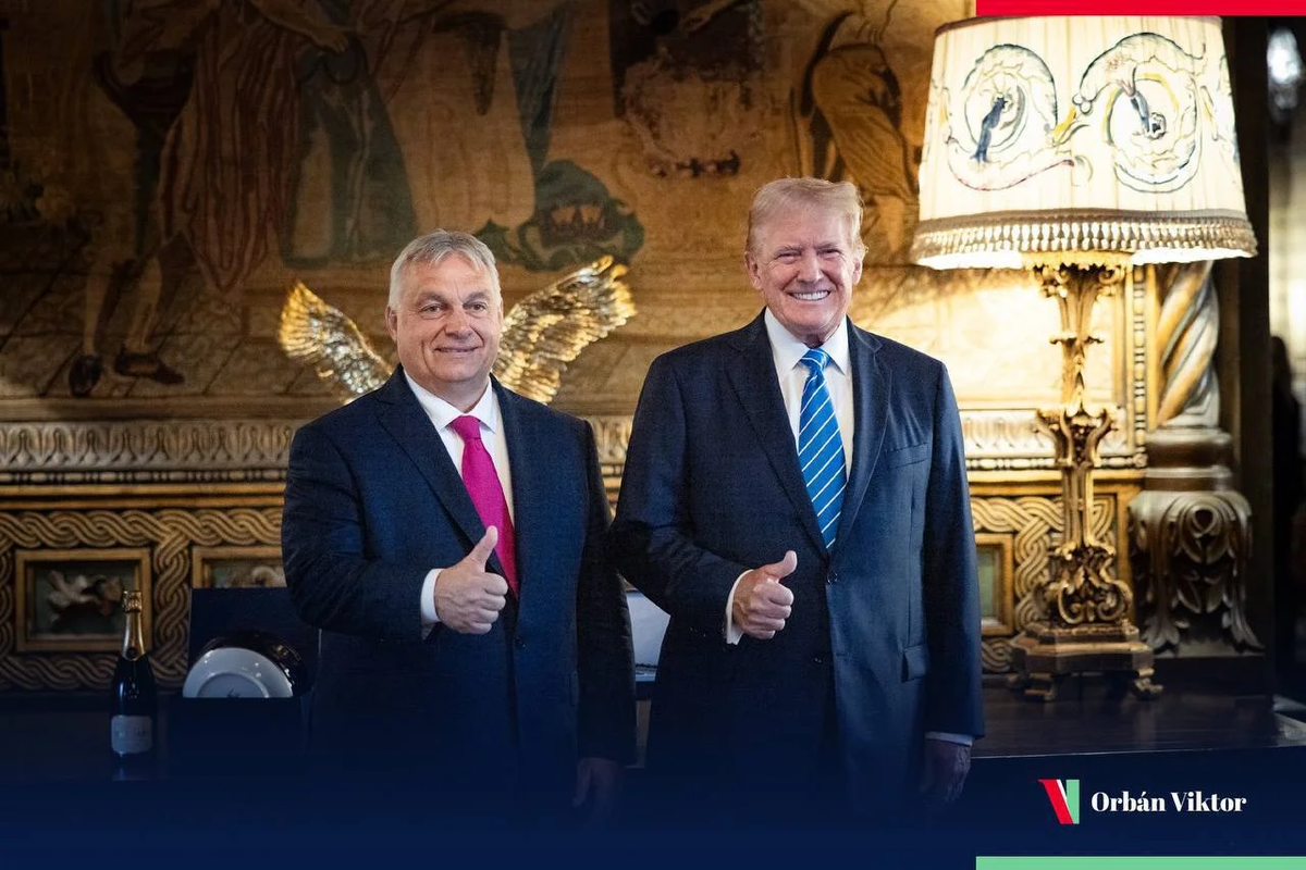 Премьер-министр Венгрии Виктор Орбан встретился с бывшим президентом США Дональдом Трампом на его курорте Мар-а-Лаго во Флориде после саммита НАТО.