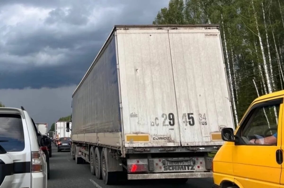    Участок трассы М-5 «Урал» будет закрыт для большегрузов