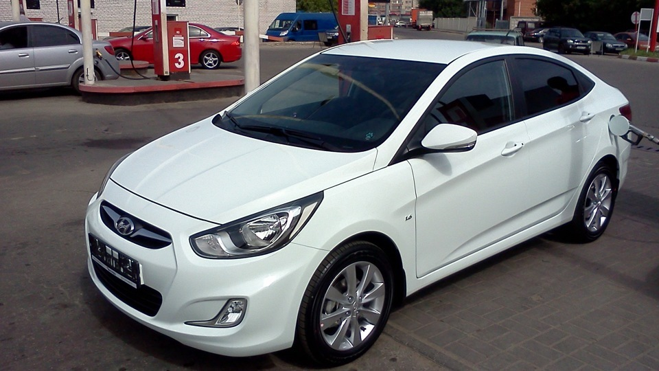 Первый автомобиль в линейке Solaris 