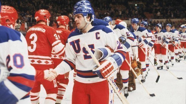 В начале 80-х сборная США обыграла команду СССР (4:3) на Олимпиаде в в Лейк-Плэсиде. Фото НХЛ
