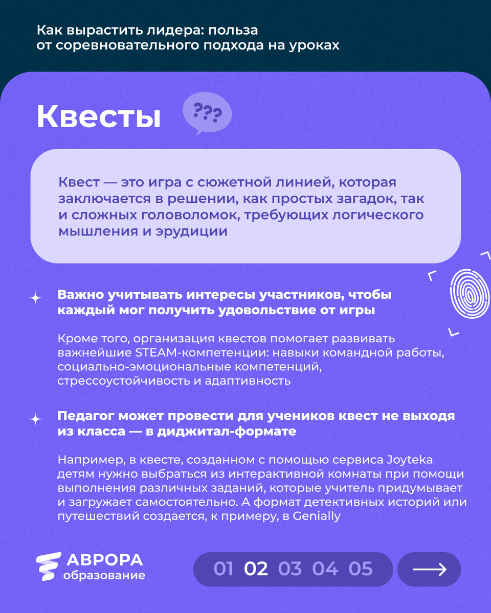 Как вырастить лидера: польза от соревновательного подхода на уроках |  АВРОРА Образование | Дзен