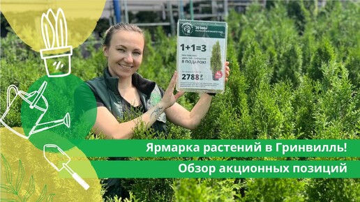 ЯРМАРКА РАСТЕНИЙ В ГРИНВИЛЛЬ! ОБЗОР АКЦИОННЫХ ПОЗИЦИЙ