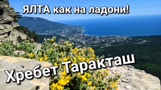 КРЫМ.Таракташская тропа-путь к самому ЗРЕЛИЩНОМУ виду на ЯЛТУ!!!Как ТУДА добраться?Хребет Таракташ