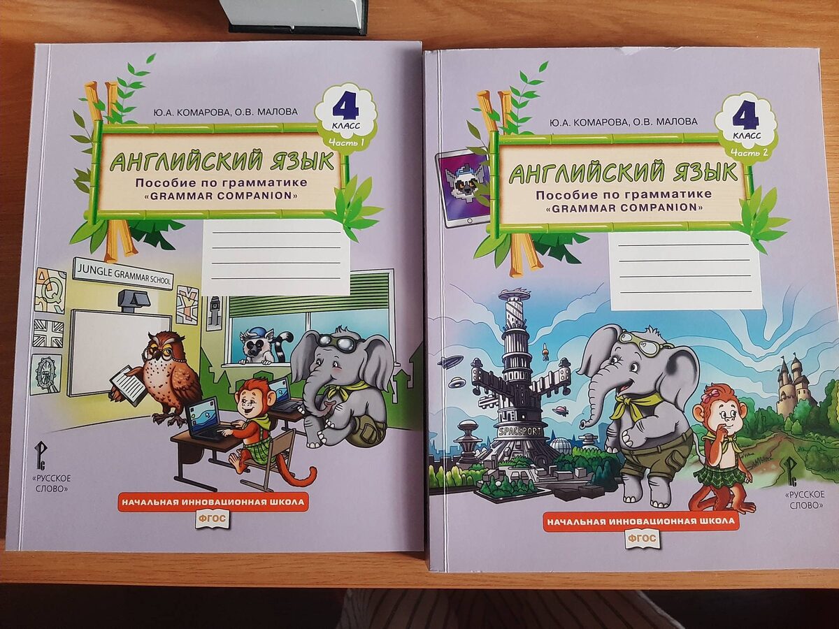 Вот такое у меня есть пособие к учебнику Brilliant для 3 класса. Грамматика по тема 4 класса, в 2х частях: в 1ой части 200 страниц, во второй - 270. Упражнения хорошие, но тем столько.  что даже фотографировать страшно. Не могу понять, какая необходимость.столько впихивать в 4 класс. И это только грамматика! 