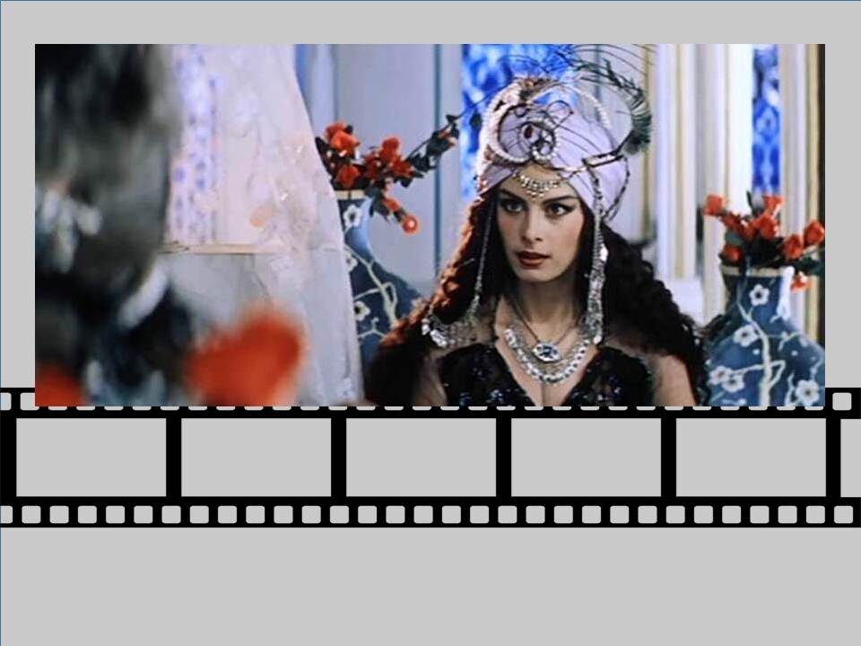 Кадр из фильма  «И еще одна ночь Шахерезады".