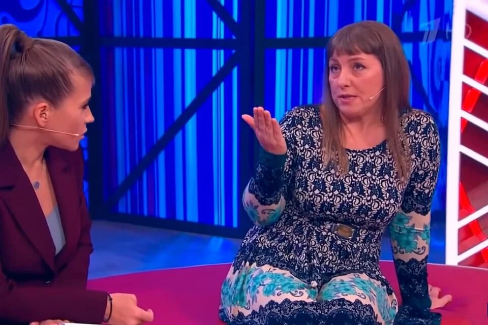 Мама 13-летней девочки из Красноярска. Фото: стоп-кадр из видео Первого канала 