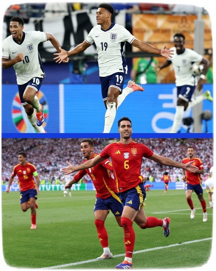 Франция в этот раз сразу стала играть и на 9 минуте Рандаль Коло-Муани открыл счёт после паса Мбаппе. Но Испания сразу отреагировала на это и уже на 21 минуте Ламин Ямаль сравнял счёт.
