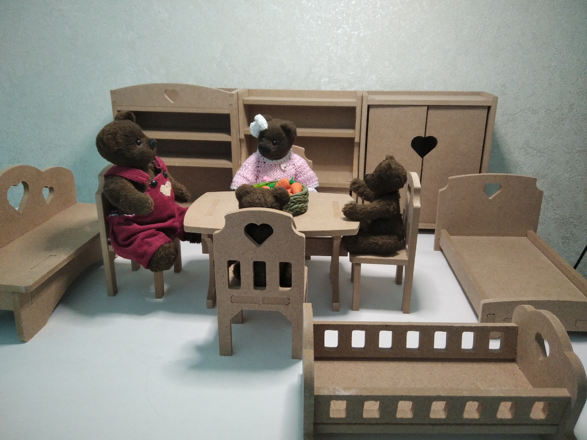 Мебель подошла  для мишек