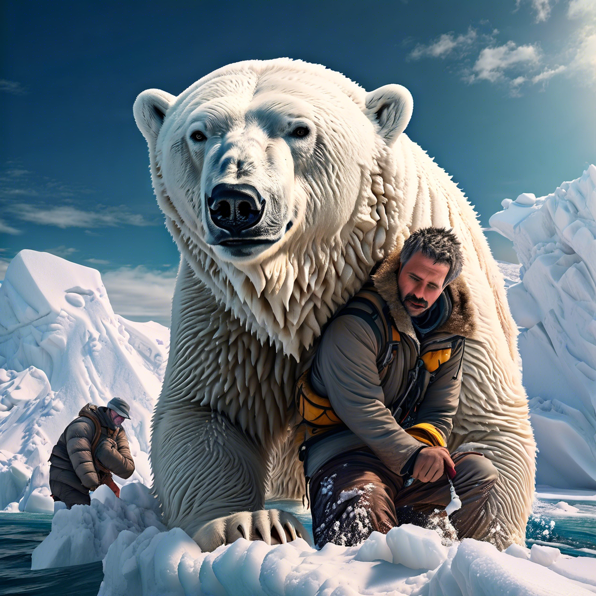 Переселение белых медведей в Антарктиду  не представляется  возможным. Несмотря на то, что белым медведям, возможно,  и удалось бы выжить в Антарктиде, они столкнулись бы с рядом проблем, которые могли бы привести к их гибели. 