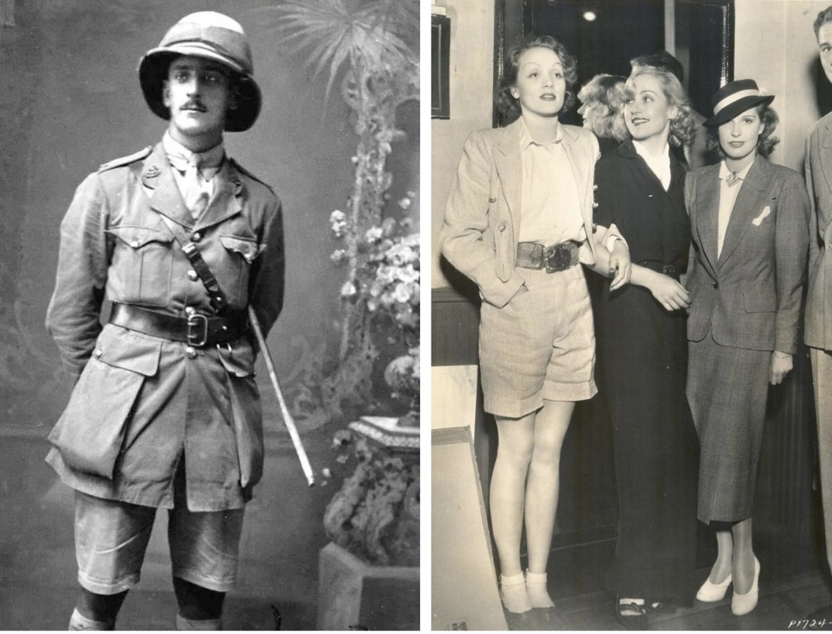 Военный на Бермудских островах и Марлен Дитрих