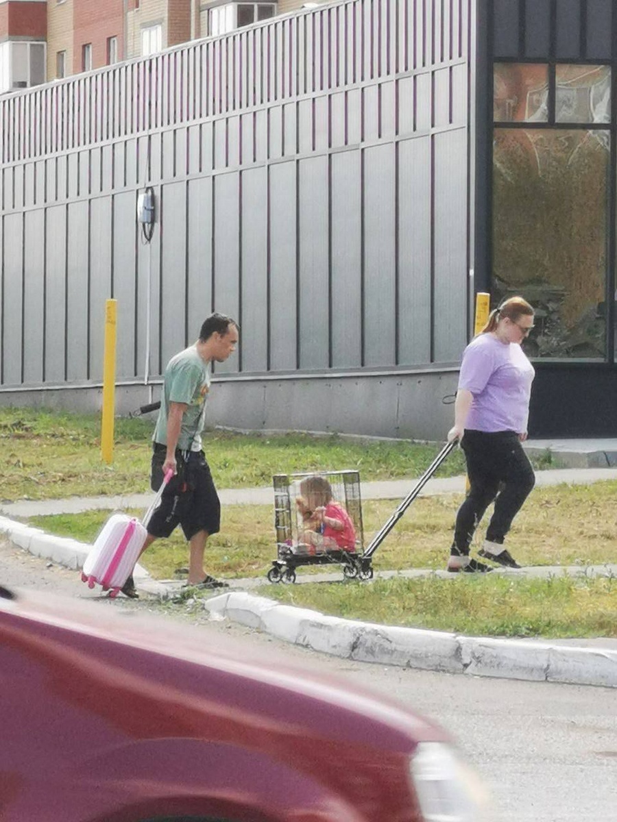 ⚡️В Оренбурге родители выгуливали ребёнка в клетке на колёсиках. | ⚡News  24/7 | Дзен