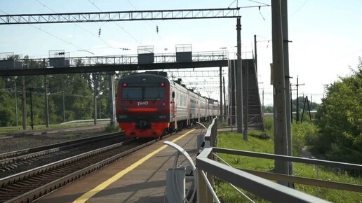 Электропоезд ЭД9Э-0057. Покатушки от Алтайской до Развилки+отправление и ЭДТ.