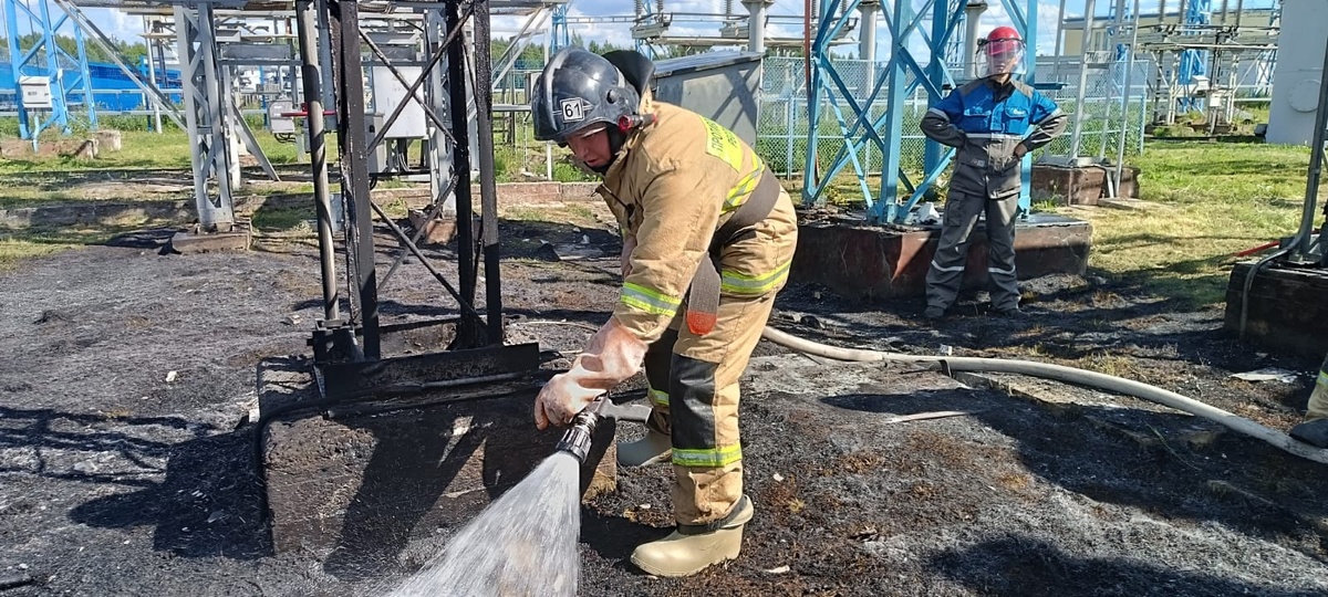    Взрыв и пожар на ГЭС подняли по тревоге пожарных Карелии ГКУ РК ОПС по Беломорскому муниципальному округу