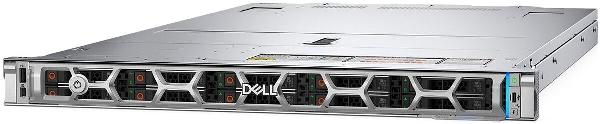 Сервер Dell PowerEdge R670 CSP Edition вид слева с фальш-панелью