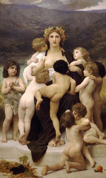 Адольф Уильям Бугро – Родина-Мать 1883.