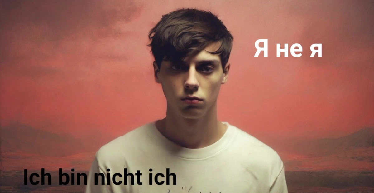 Человек на фото отношения к группе Tokio Hotel не имеет. Это генерация нейросети по моему запросу. Изображение передаёт настроение главного героя песни. 