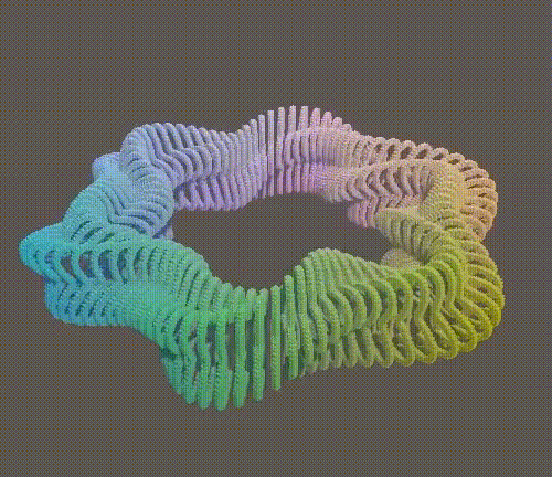 Скручивающийся тороид.