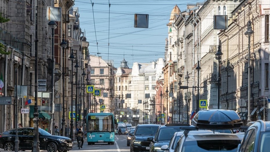    Перспектива Большого проспекта Петроградской стороны. Автор фото: Тихонов Михаил