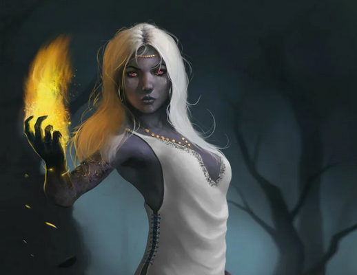 Девушка-дроу