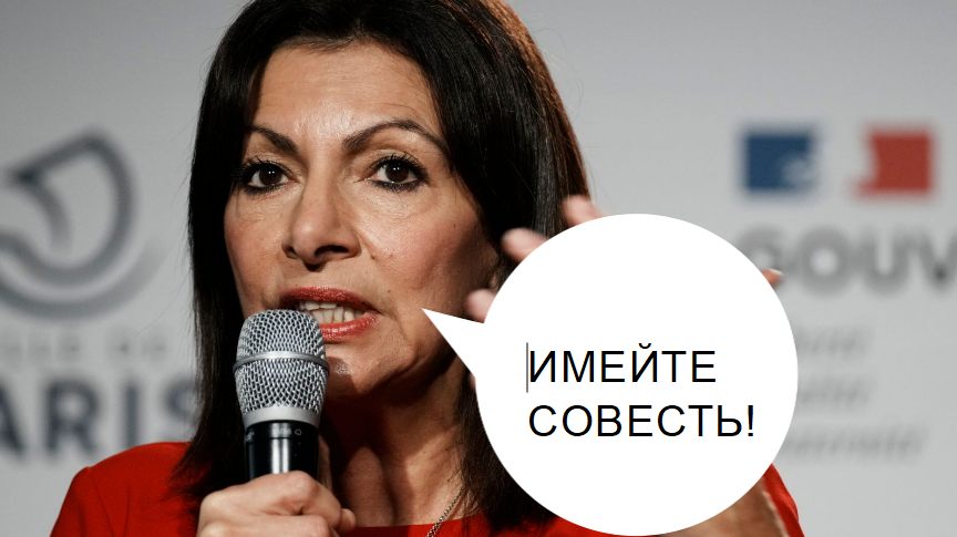 Та самая мэр Франции, может упасть  в Сену и повысить уровень ее токсичности