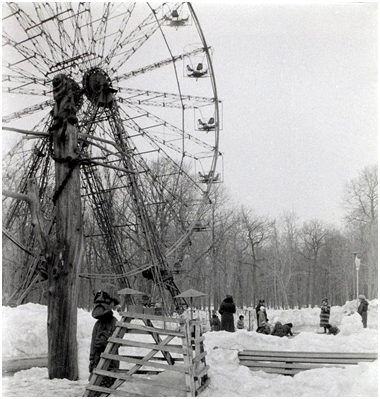 Ранее в парке было 25-метровое колесо обозрения с открытыми сиденьями