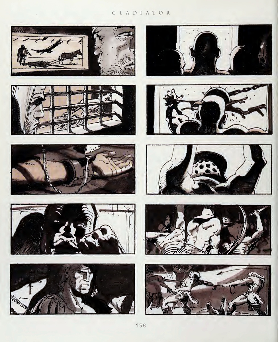 Образец из раскадровки фильма "Гладиатор" (2000)