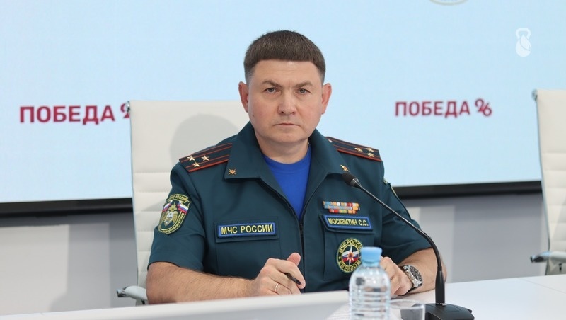    Заместитель начальника краевого ГУ МЧС России Сергей Москвитин Фото: Сергей Бумагин / / ИА «Победа26»