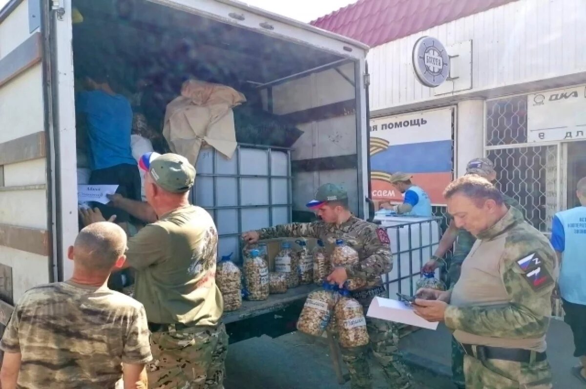    7 тонн гуманитарки астраханцы отправили бойцам СВО