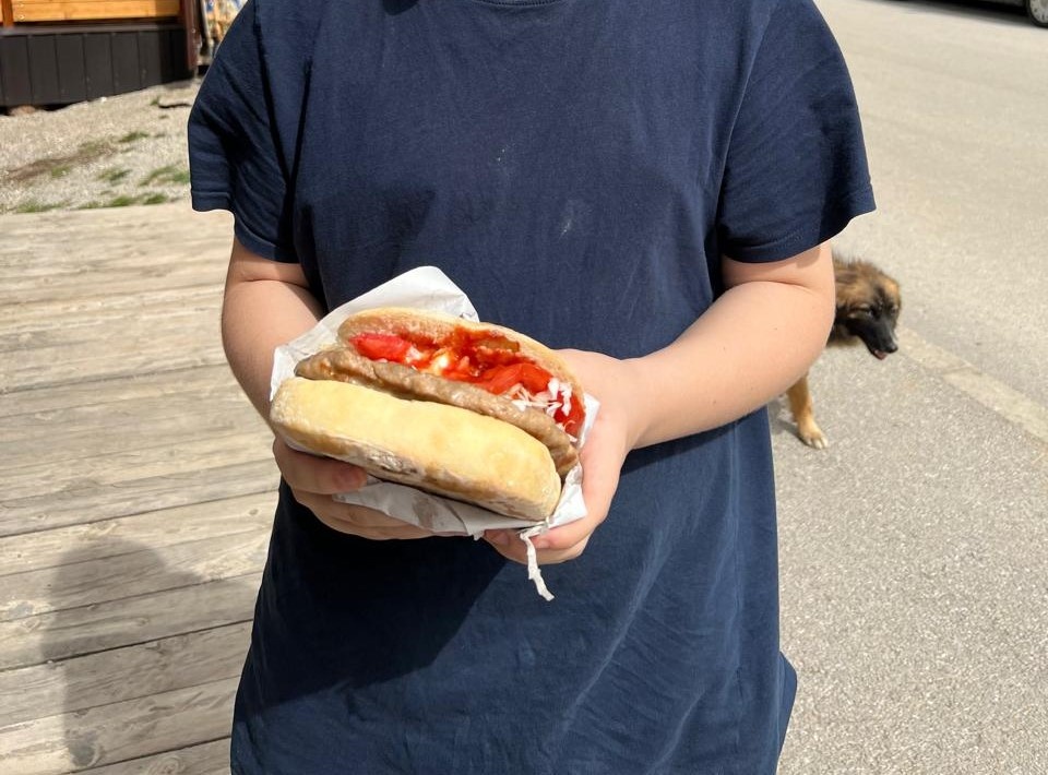 Огромная просто плескавица