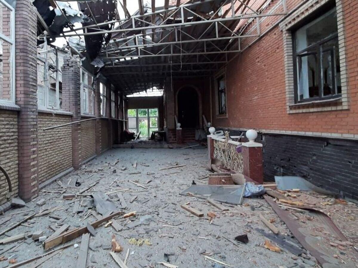    Последствия обстрела Макеевки в ДНР© Фото : Telegram-канал официального сайта ДНР