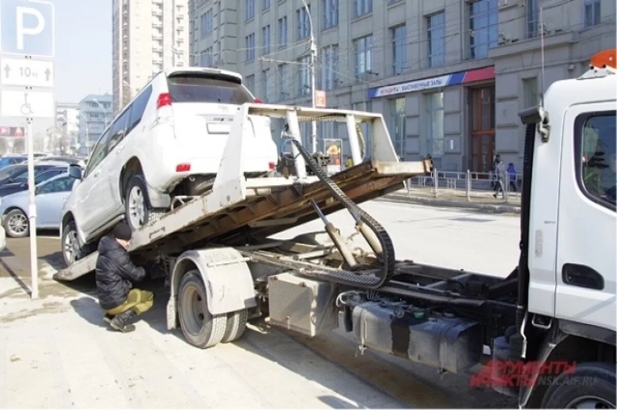    В Томской области за неделю эвакуировали более 180 автомобилей