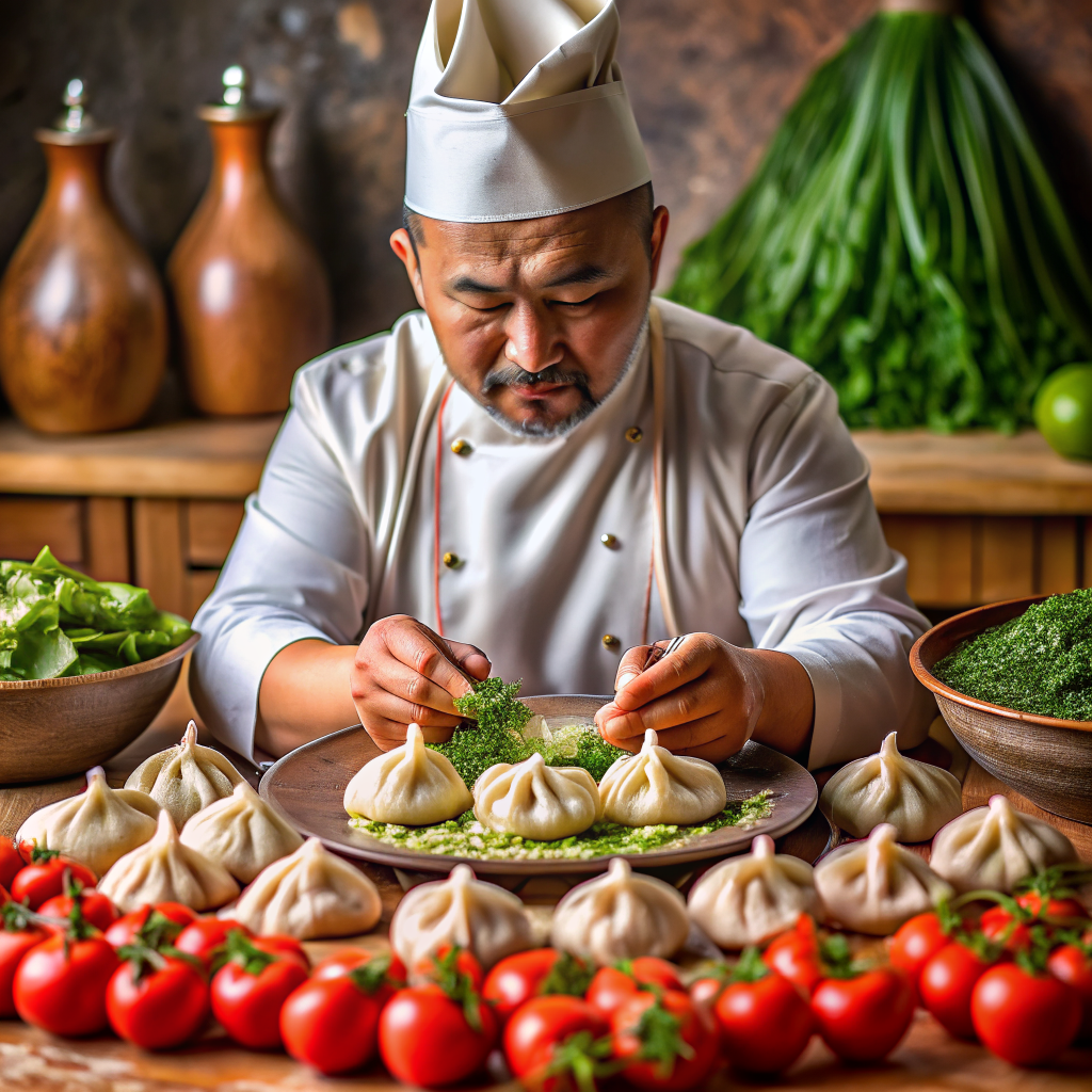 
Основу уйгурской кухни составляют:

- **Мука и хлеб**: Лепешки 🫓, известные как "нан", являются важным элементом уйгурской трапезы.