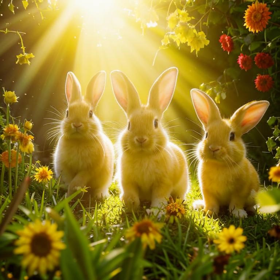 Слово «заяц» от санскр. जिहीते [jíhītē] — «вскакивает, летит» (от праслав. *zajęcь, основа *zaj- суффикс -*ęcь) означает «прыгун»; лит. žaisti — тоже «прыгать, сигать»). Поэтому не случайно – солнечный зайчик; а не кот, не пёсик, не ёжик…