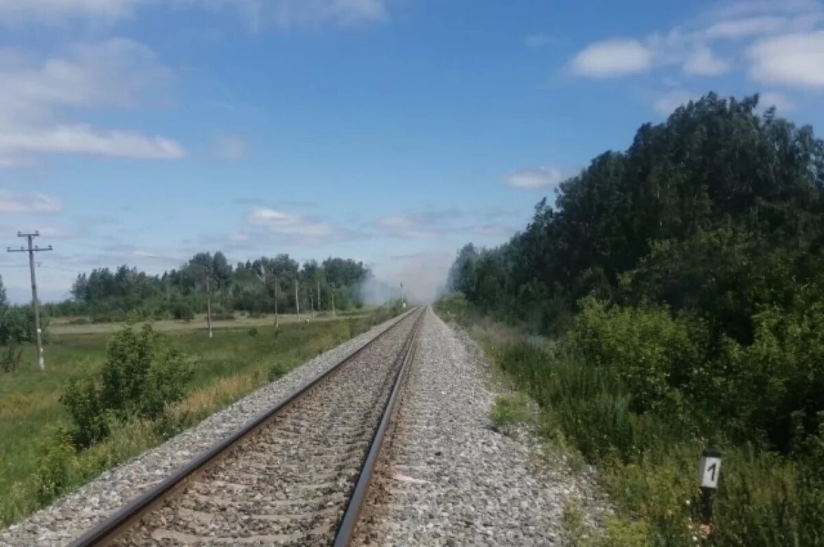    В Самарской области чуть не спалили железную дорогу