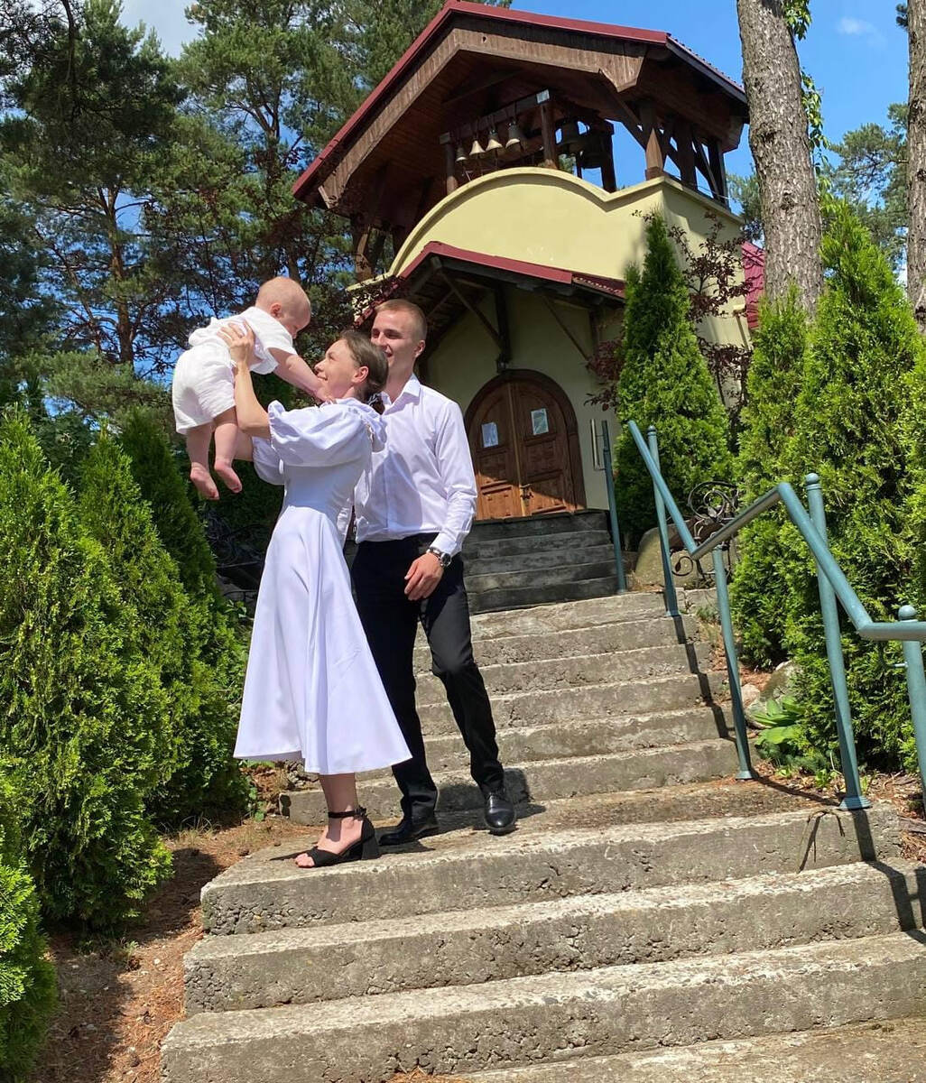    С супругой Ларисой и сыном Евгением