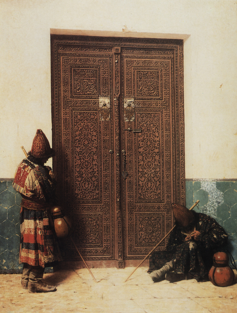 В.Верещагин. "У дверей мечети". 1873. 315×237 см