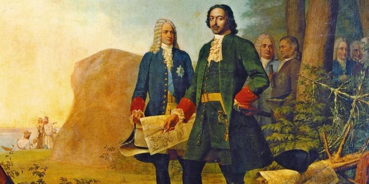 Петр 1 и Александр Меньшиков