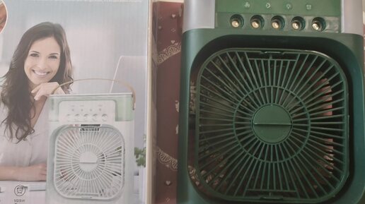 Air Cooler Fan RoHS - настольный вентилятор с увлажнителем воздуха, и с USB/Type-C подключением.