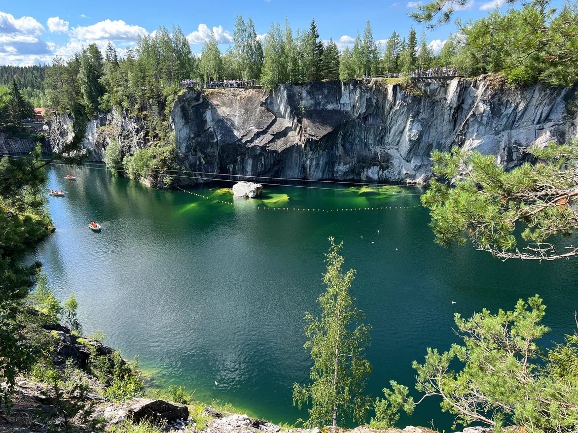 Природный парк Рускеала. Мраморный каньон. Фото автора