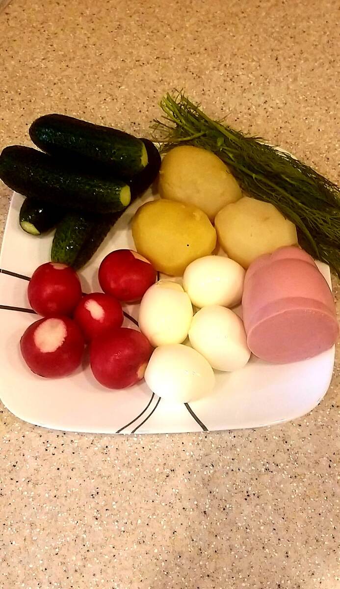 Продукты для окрошки