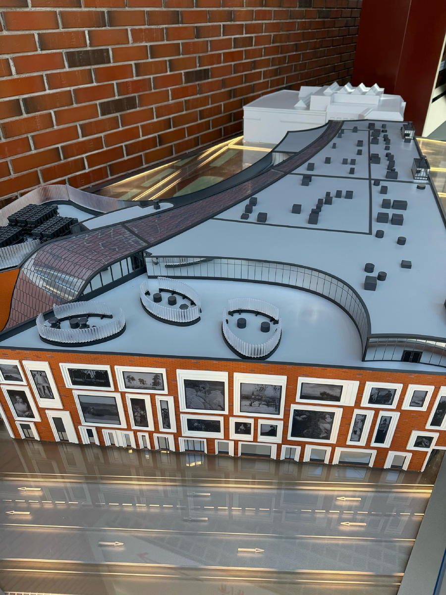 Макет нового корпуса Третьяковской гале