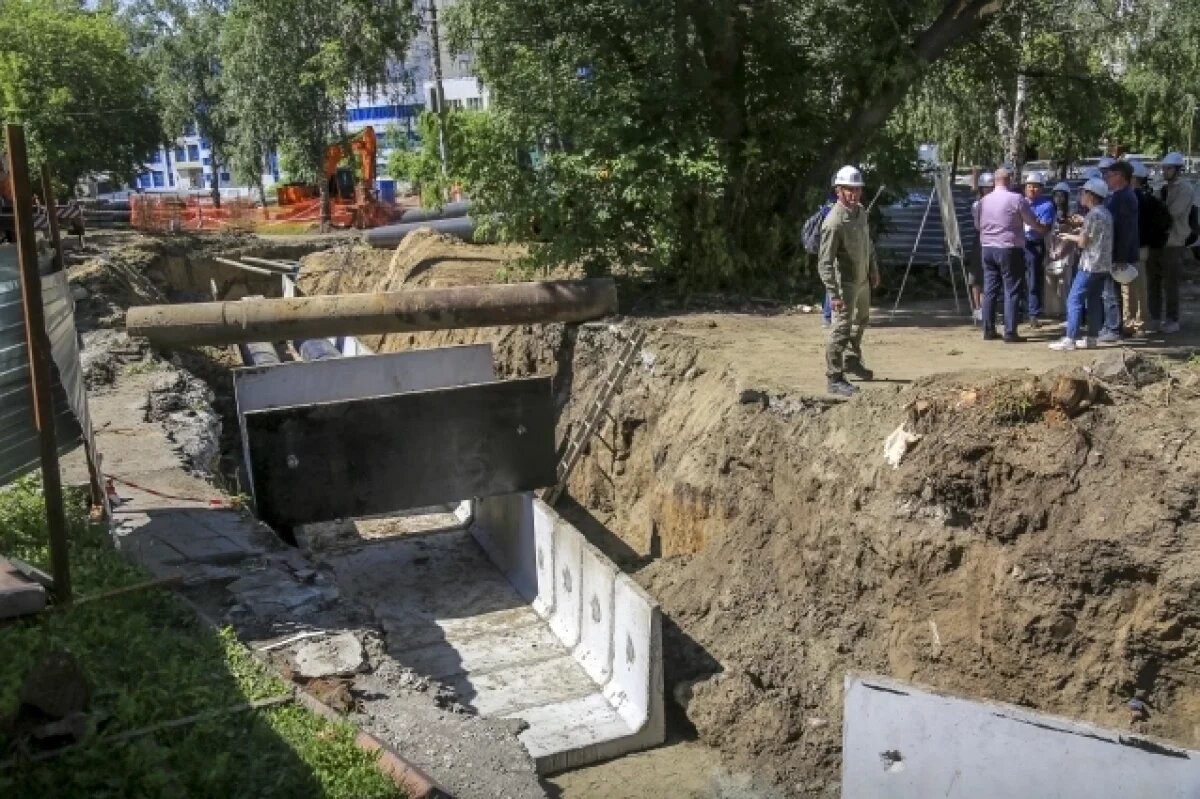   Было озвучено, сколько километров теплосетей заменят в Чите за лето