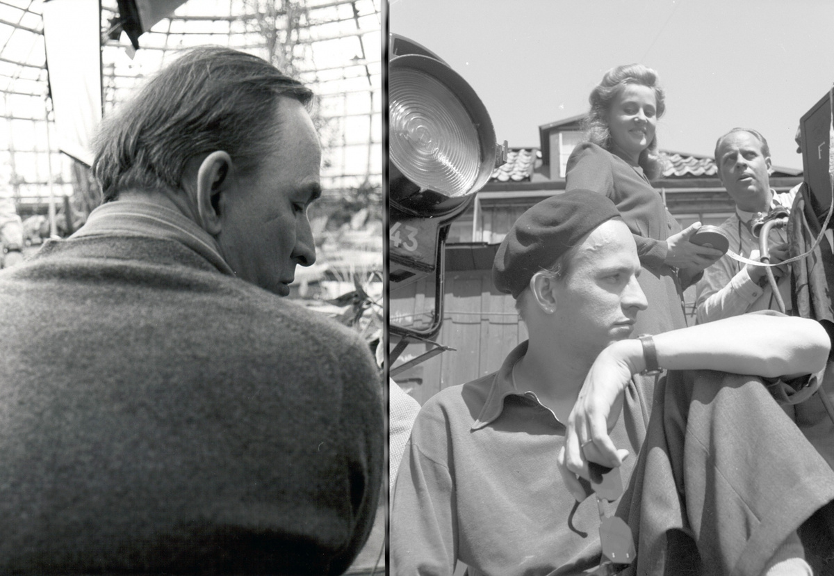 Ингмар Бергман на съемках. Фото: https://www.ingmarbergman.se