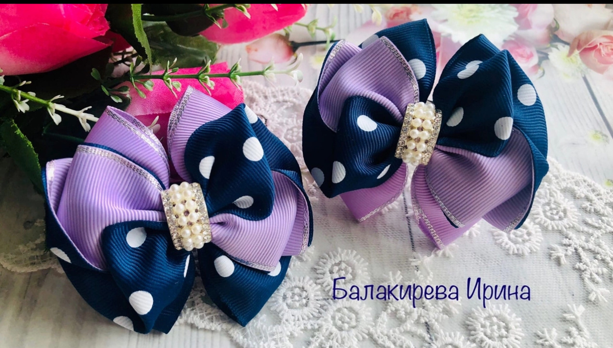 Фото автора. Мк таких бантиков есть на моем канале. Смотрите и делайте со мной . 