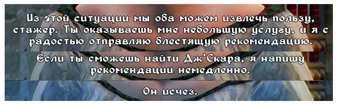 Квест найди кота Гильдии Магов Брумы. Главы отделений гильдий в Чейдинхоле больше никаких заданий не выдавали. Орк из Гильдии Бойцов сказал мне, что следующий контракт я смогу получить лишь в Анвиле.-2-2