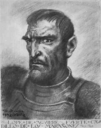 Условный портрет Лопе де Агирре (поручиться за достоверность невозможно)